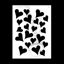Picture of Hearts - stencil