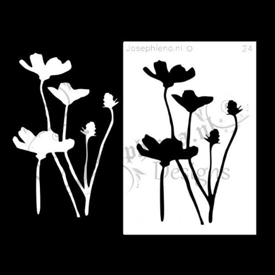 Picture of Wildflowers 2 - stencil