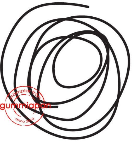 Afbeeldingen van Squiggle - stempel (normaal €2,00)