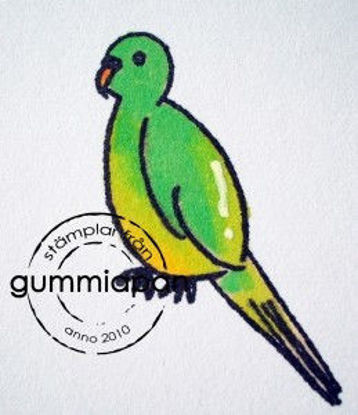 Picture of grasparkiet - stempel (normaal €1,50)