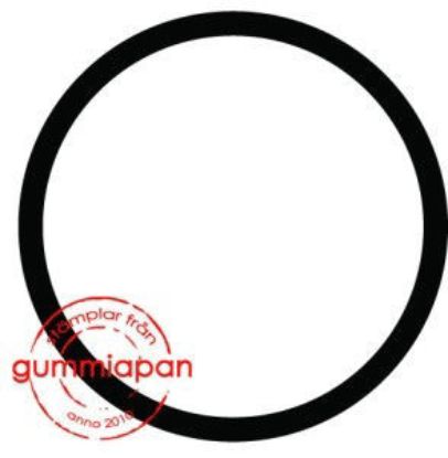 Afbeeldingen van Middelgrote cirkel - stempel (normaal €1,50)