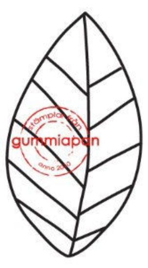 Picture of Grote blad - stempel (normaal €1,50)