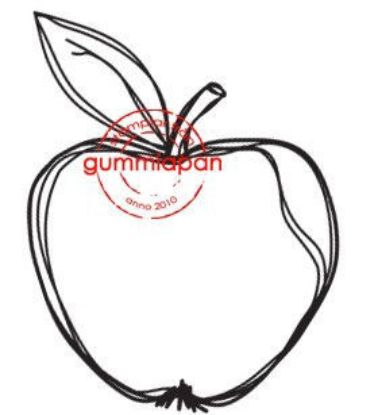 Picture of Kleine geschetste appel - stempel (normaal €1,50)