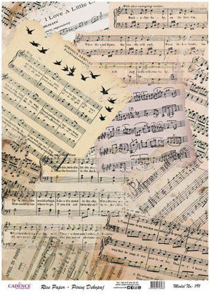 vintage stukken bladmuziek