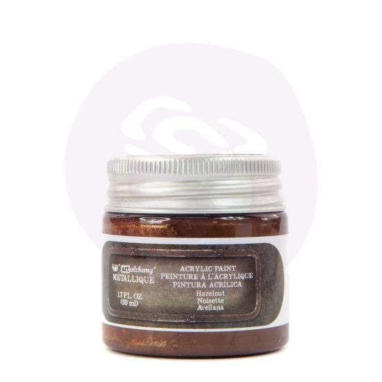 Afbeeldingen van Metallique Hazelnut - Finnabair Art Alchemy Acrylic Paint