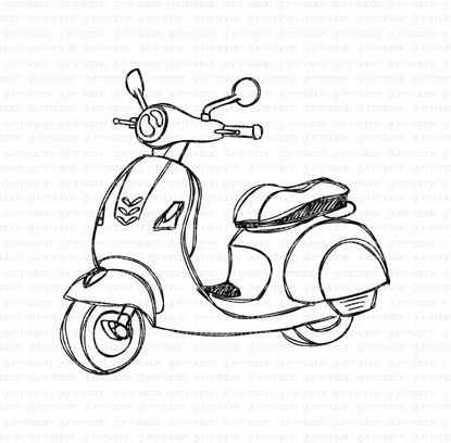 Doodled Scooter