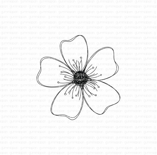 Small Doodled Meadow Flower