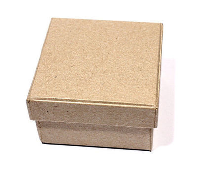 Papier-Mache Box Square 7x7x4cm