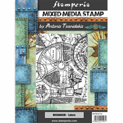 Stamperia Mixed Media Stamp Sir Vagabond Mechanism