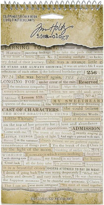 Idea-ology Tim Holtz Clipping Stickers Book