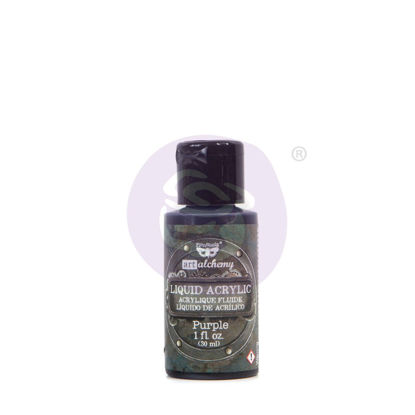 Finnabair Art Alchemy Liquid Acrylic Paint Purple, 30 ml