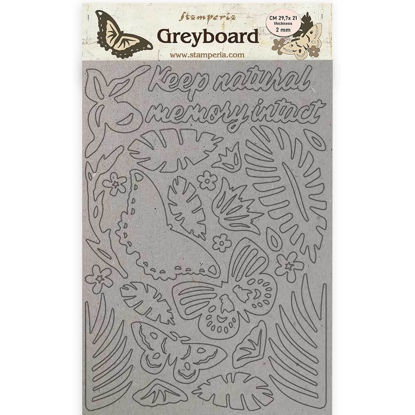 Stamperia Greyboard A4 Amazonia Butterflies