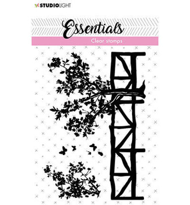 Clear Stamp Fence/trees Essentials nr.25