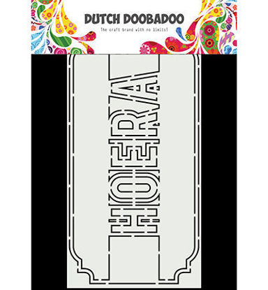 Dutch Doobadoo Card Art Slimline Hoera