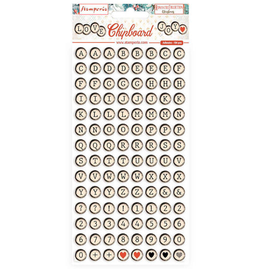 Stamperia Chipboard 15x30cm Romantic Christmas