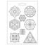Stamperia Soft Mould A4 Alchemy Symbols
