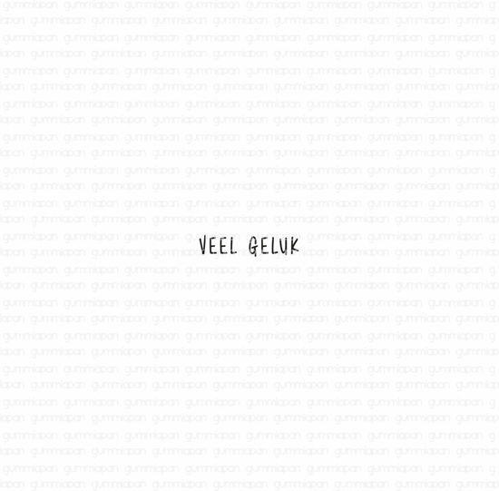 Picture of Veel geluk - tekst-stempel - Gummiapan