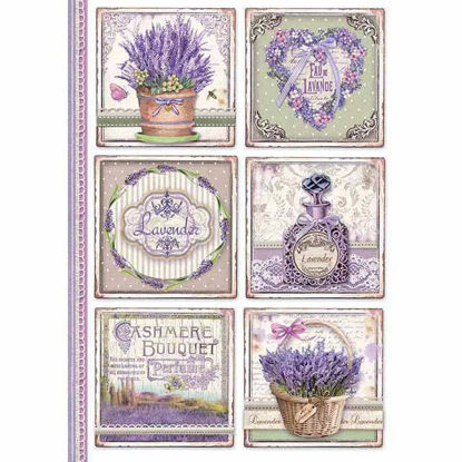 Stamperia Rice Paper A4 Provence Cards