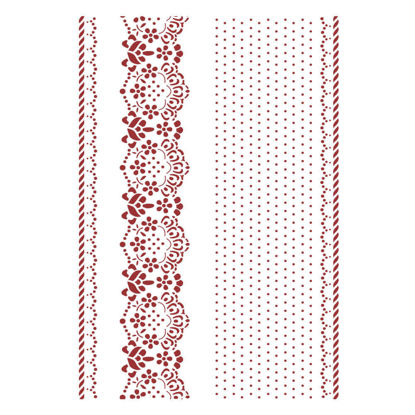 Stamperia Stencil A4 Provence Borders