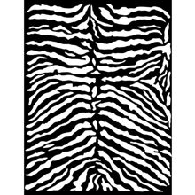 Stamperia Thick Stencil 20x25cm Savana Zebra Pattern