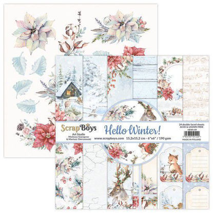 Scrapboys 6 x 6 inch Paper Pad -Hello Winter!