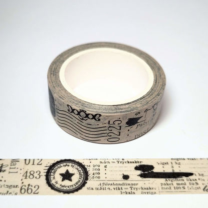 Gummiapans Washi tape- Vintage  Postage