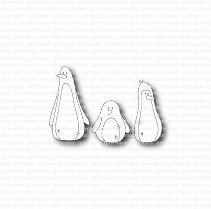 3 pinguïns - stans - Gummiapan