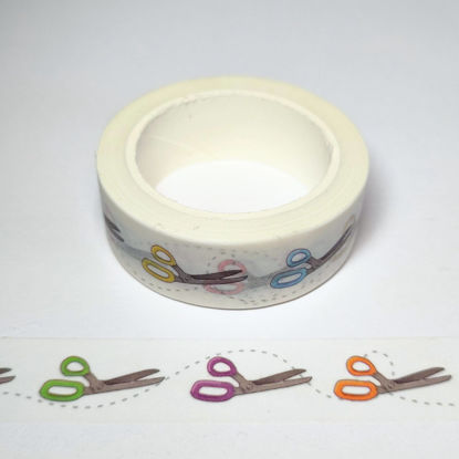 Gummiapans Washi tape- Schaar