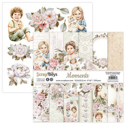 Scrapboys 6 x 6 inch Paper Pad - Moments