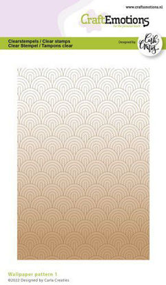 CraftEmotions clearstamps A6 - wallpaper pattern 1 Carla Creaties