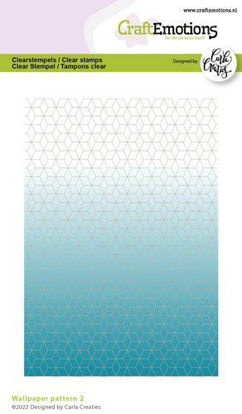 CraftEmotions clearstamps A6 - wallpaper pattern 2 Carla Creaties