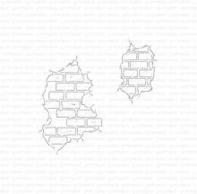 Stenen Muur Stansen - Realistische Achtergrond voor Kaarten met dubbele stansfunctie. Perfect voor creatieve projecten en scrapbooking.