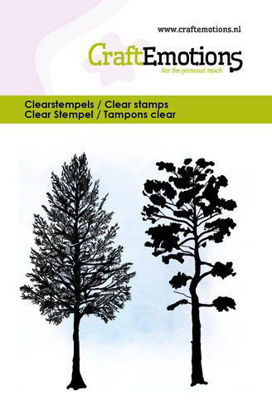 CraftEmotions clearstamps 6x7cm - Bomen