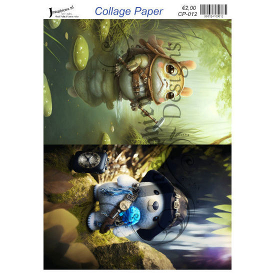 Time travel #5 - Josephiena's collage paper - CP-012