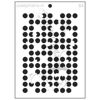 worn dots - Josephiena's stencil A5