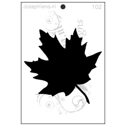 Esdoorn blad - Josephiena's stencil A5