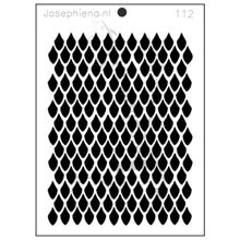 Draken schubben - Josephiena's stencil A5