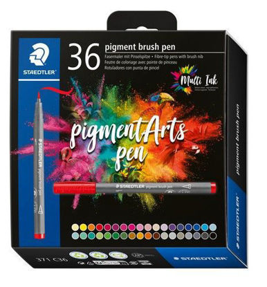 Staedtler Pigment arts -brush -box 36st 371 C36