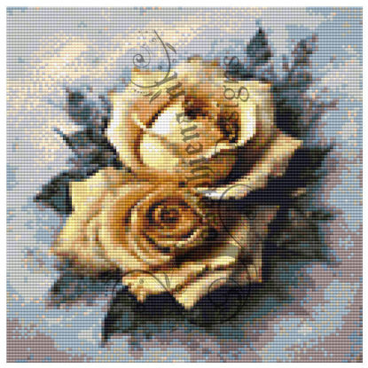 Discover Tranquility and Beauty with 'Yellow Roses' Diamond Painting Kit!