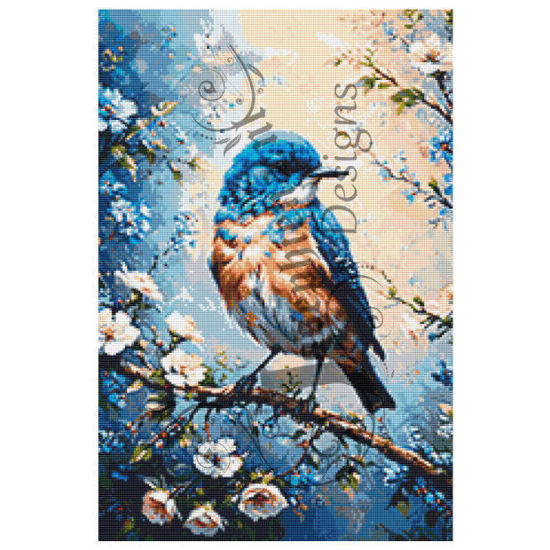 Discover Magic: The Blue Bird Diamond Painting - Where Beauty Meets Creativity