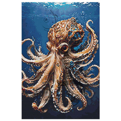 Dive into Creativity: Unveil the Beauty of the Deep with Our Octopus Diamond Painting Kit!