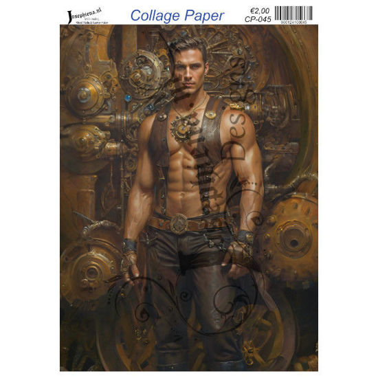 Steampunk people #3 - Josephiena's collage paper - CP-045