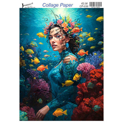 Diep in de zee #3 - Josephiena's collage paper - CP-038