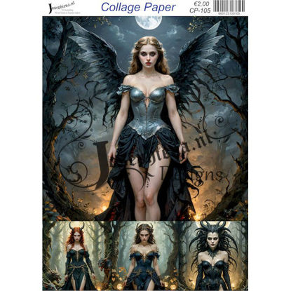 She devil 2 - Josephiena's collage paper - CP-105