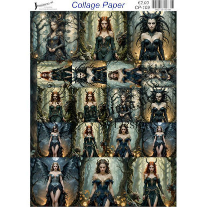 She devil 6 - Josephiena's collage paper - CP-109