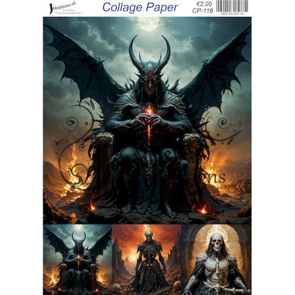 To hell 2 - Josephiena's collage paper - CP-116