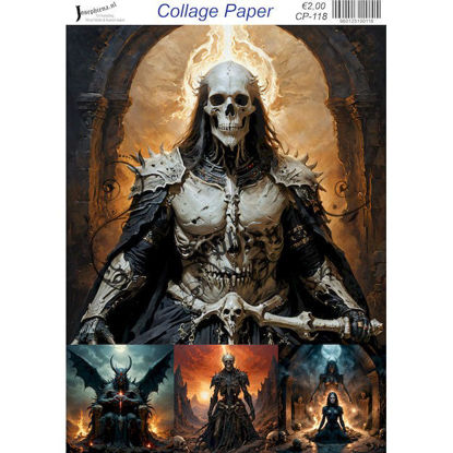 To hell 4 - Josephiena's collage paper - CP-118