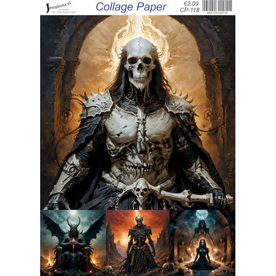 To hell 4 - Josephiena's collage paper - CP-118