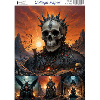 To hell 5 - Josephiena's collage paper - CP-119
