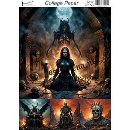 To hell 6 - Josephiena's collage paper - CP-120